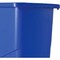 Global Industrial Slim Trash Container, 23 Gallon, Blue 261902BL - alternate 4